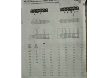 AB系列精密滚子加长销轴8字传动链条